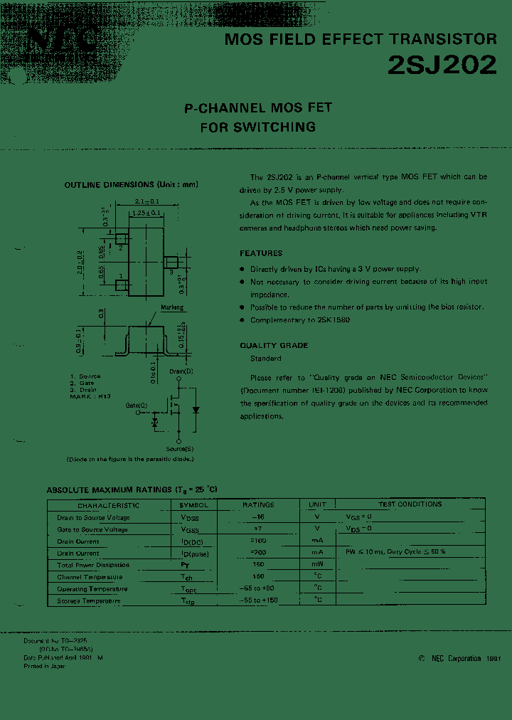 2SJ202_12719.PDF Datasheet