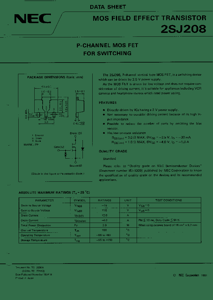 2SJ208_12724.PDF Datasheet