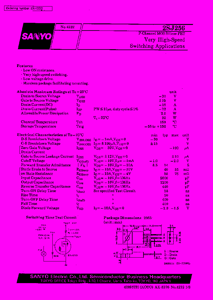 2SJ256_12749.PDF Datasheet