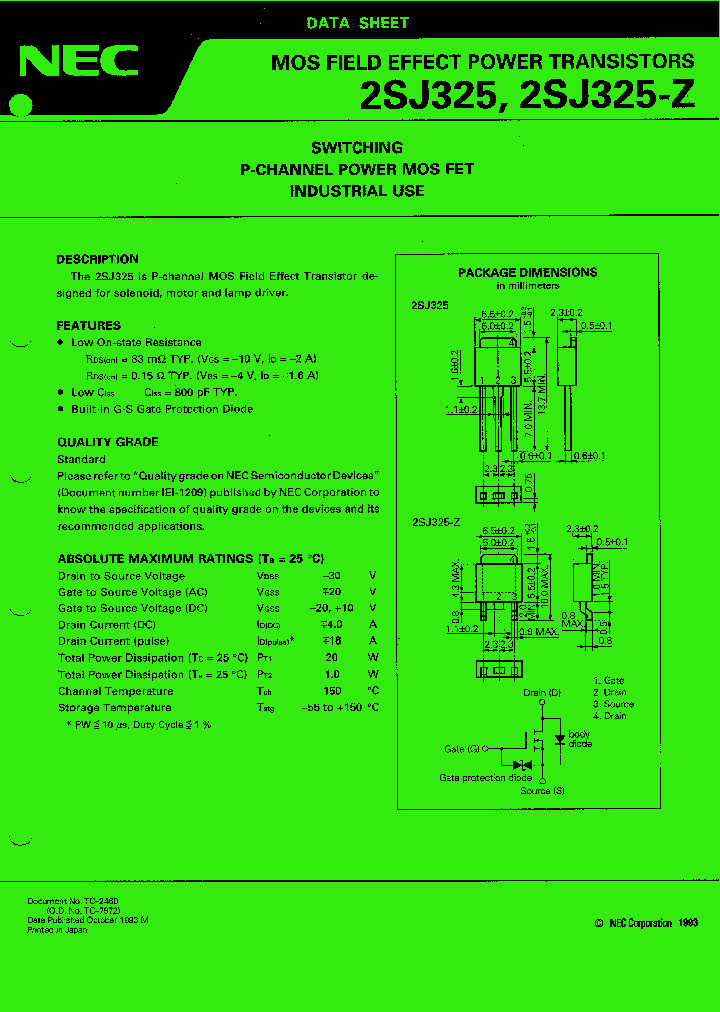2SJ325_12792.PDF Datasheet