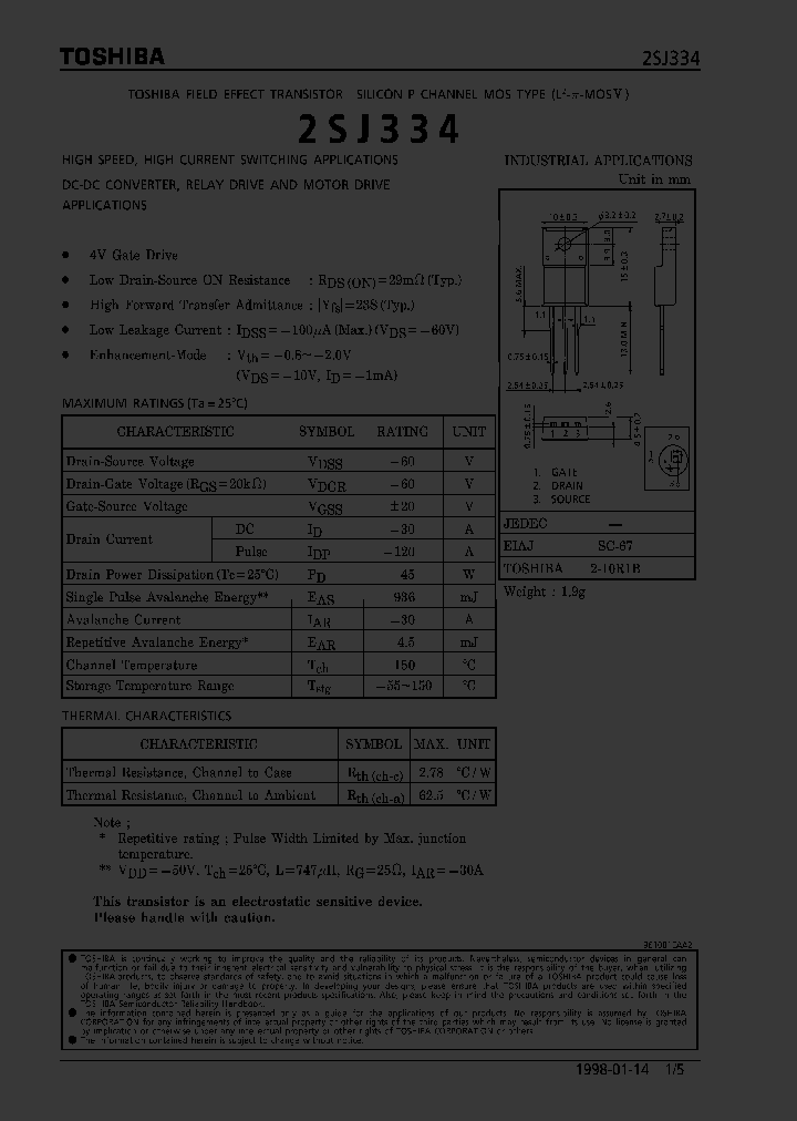 2SJ334_12802.PDF Datasheet