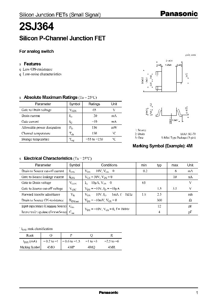 2SJ364_12827.PDF Datasheet