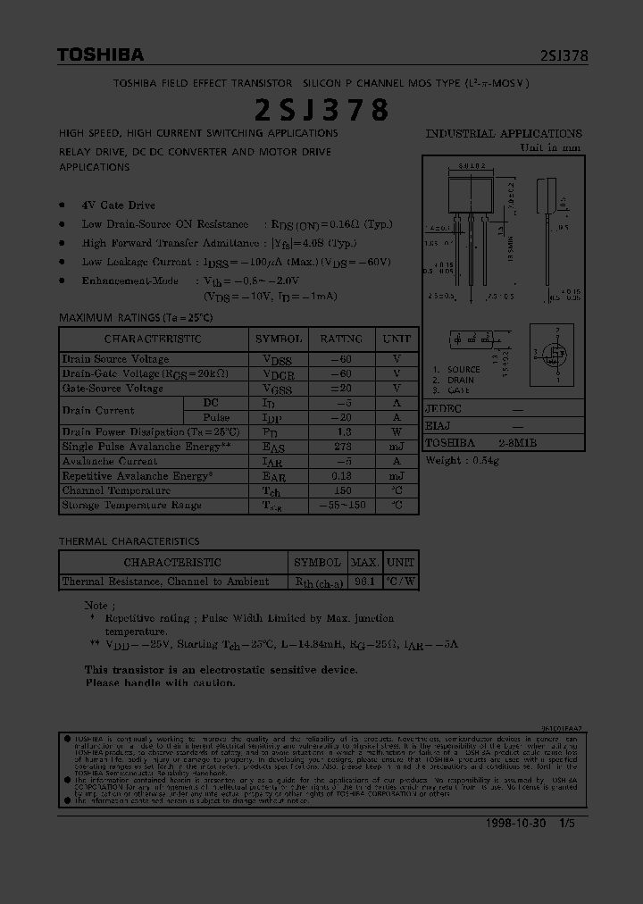 2SJ378_12833.PDF Datasheet