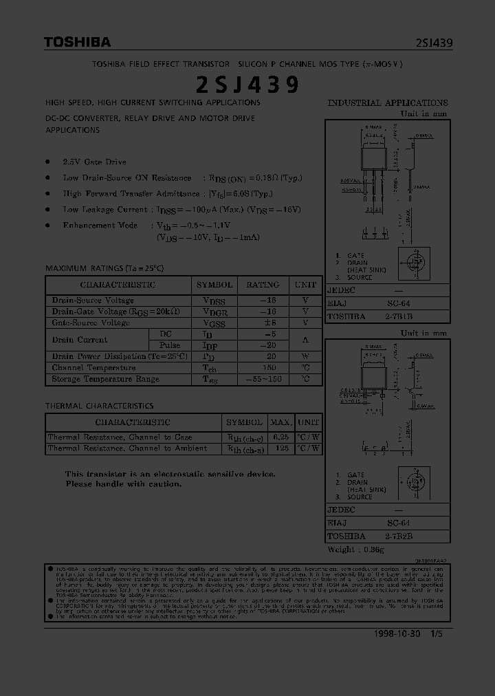 2SJ439_12864.PDF Datasheet