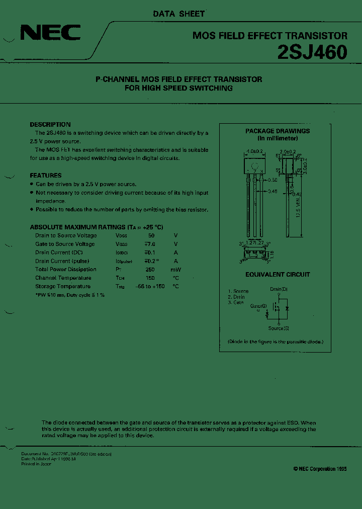 2SJ460_12874.PDF Datasheet