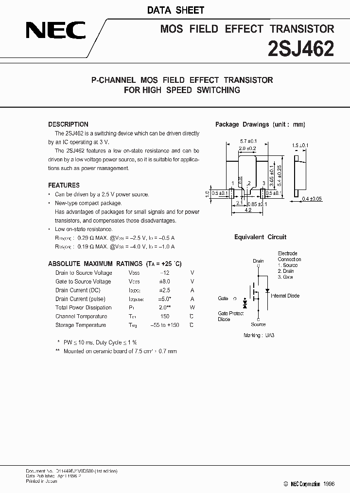2SJ462_12876.PDF Datasheet