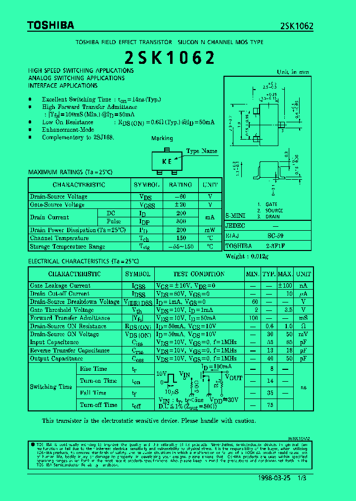 2SK1062_12384.PDF Datasheet