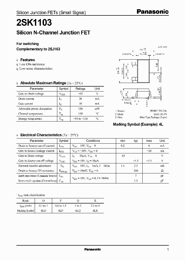 2SK1103_12410.PDF Datasheet