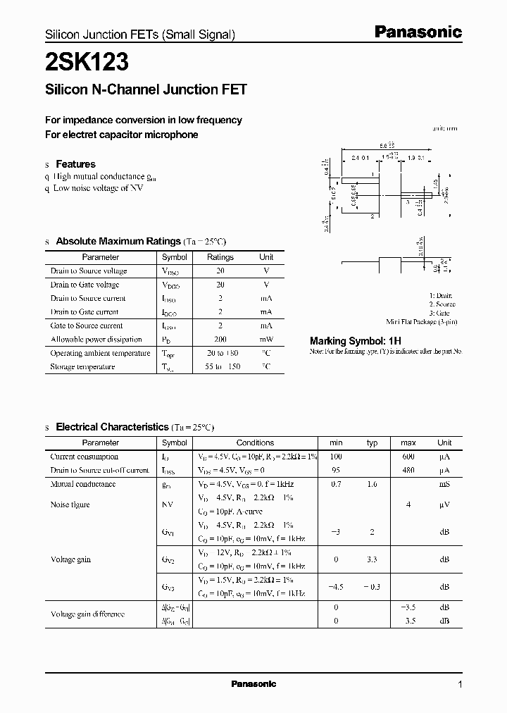 2SK123_189265.PDF Datasheet
