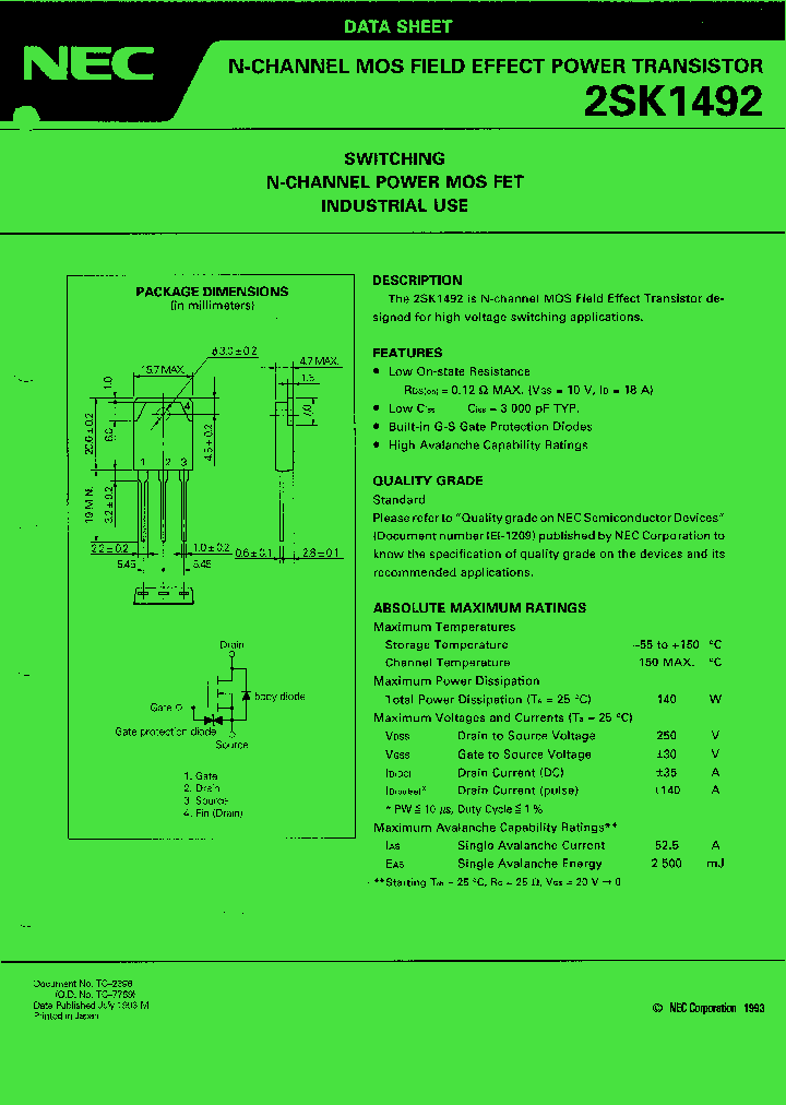 2SK1492_143654.PDF Datasheet