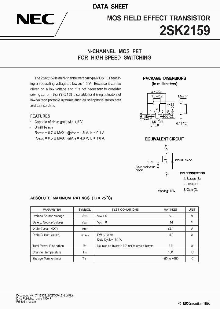 2SK2159_17361.PDF Datasheet