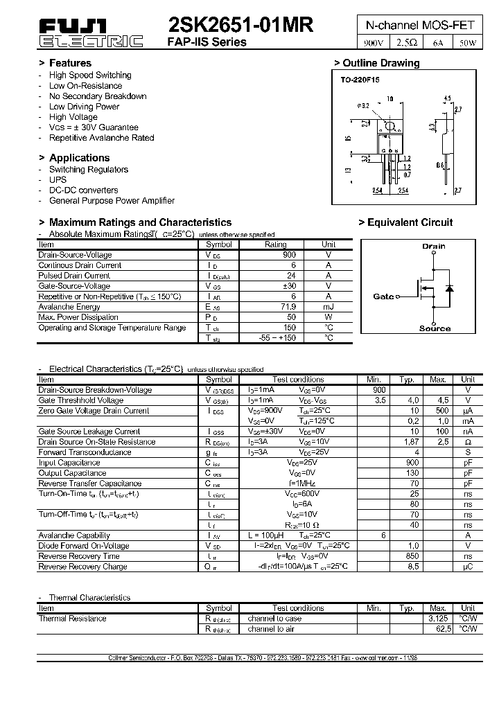 2SK2651_189263.PDF Datasheet