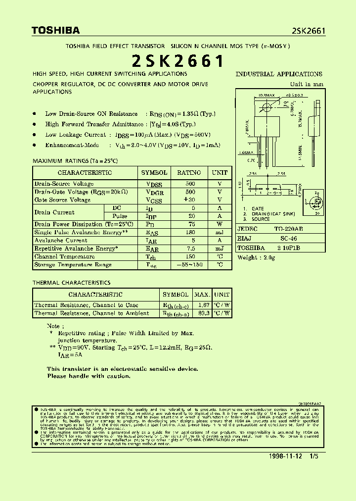 2SK2661_182650.PDF Datasheet