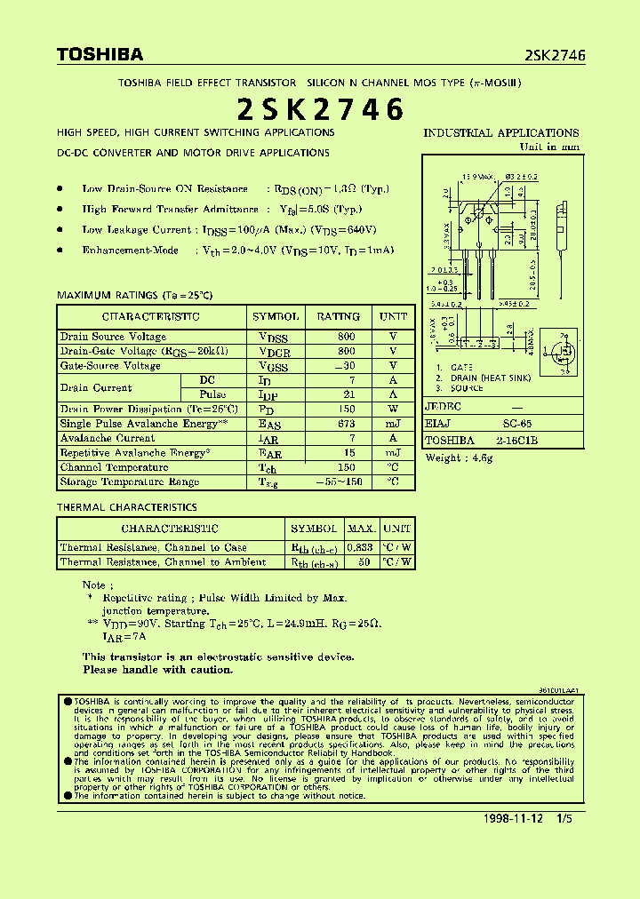 2SK2746_187659.PDF Datasheet
