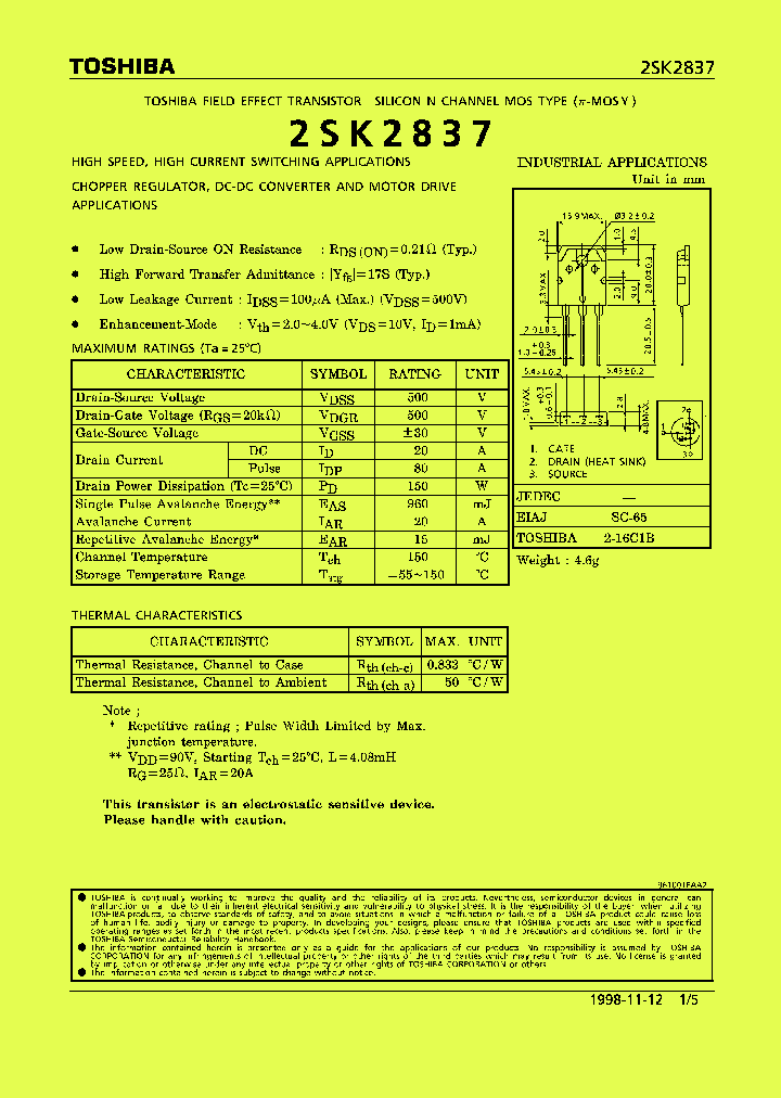 2SK2837_178246.PDF Datasheet