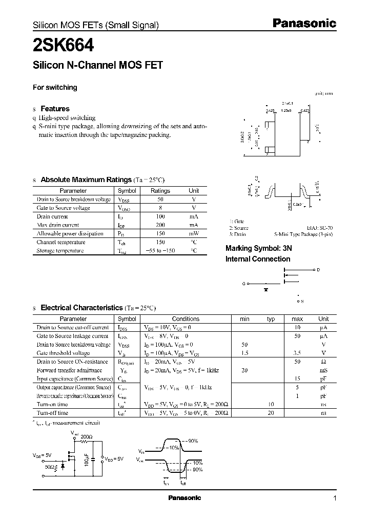 2SK664_12538.PDF Datasheet