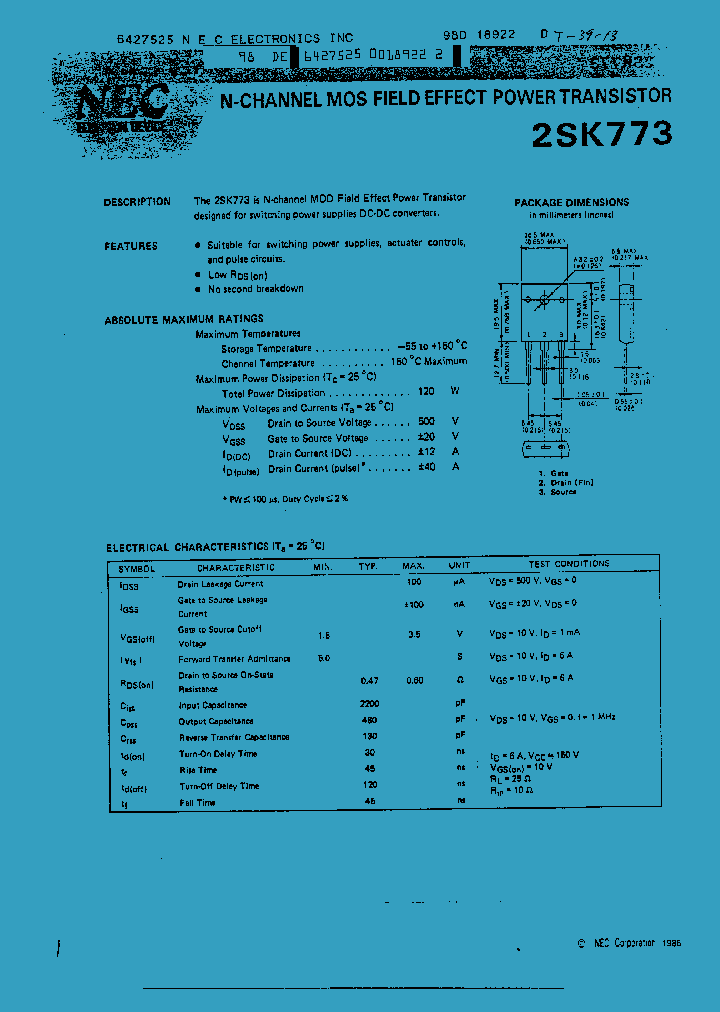 2SK773_12575.PDF Datasheet
