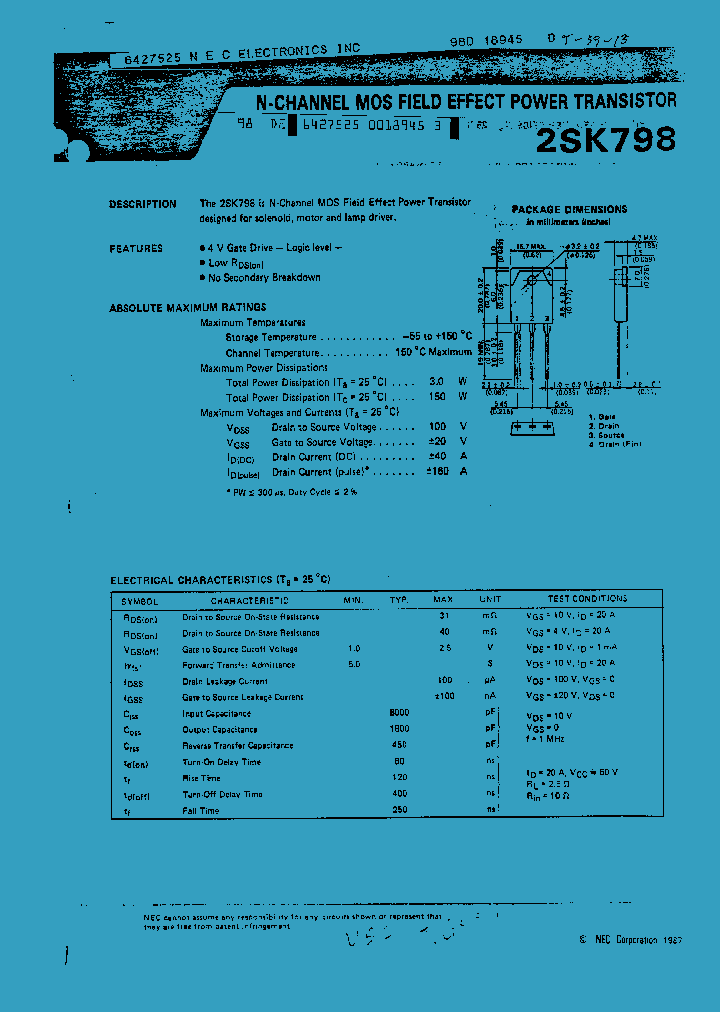 2SK798_12587.PDF Datasheet