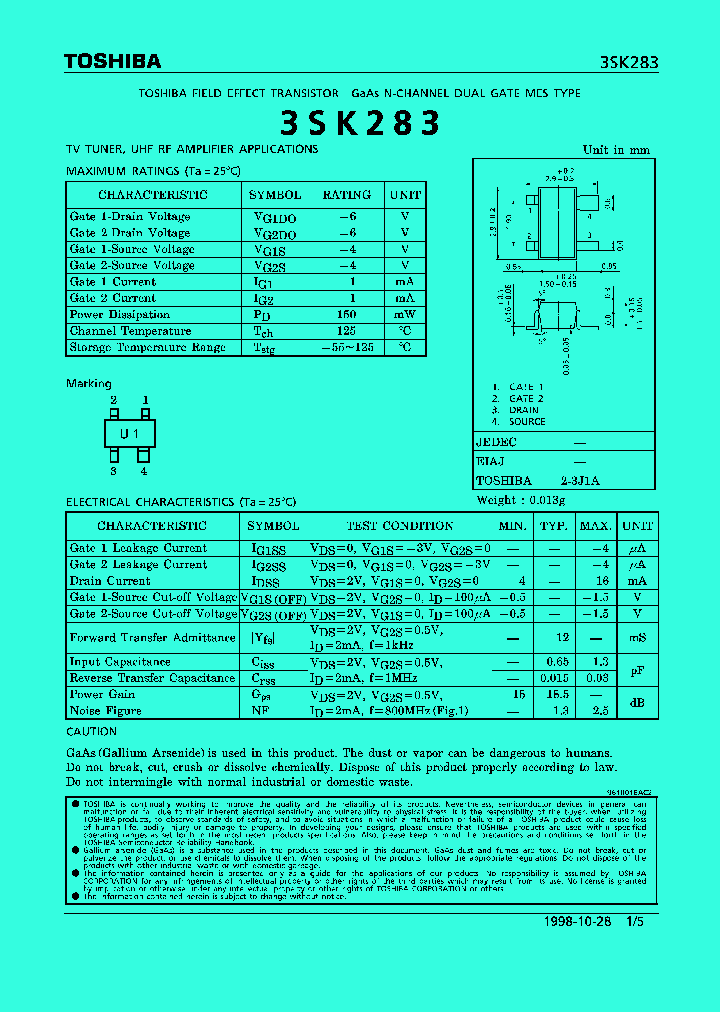 3SK283_178302.PDF Datasheet