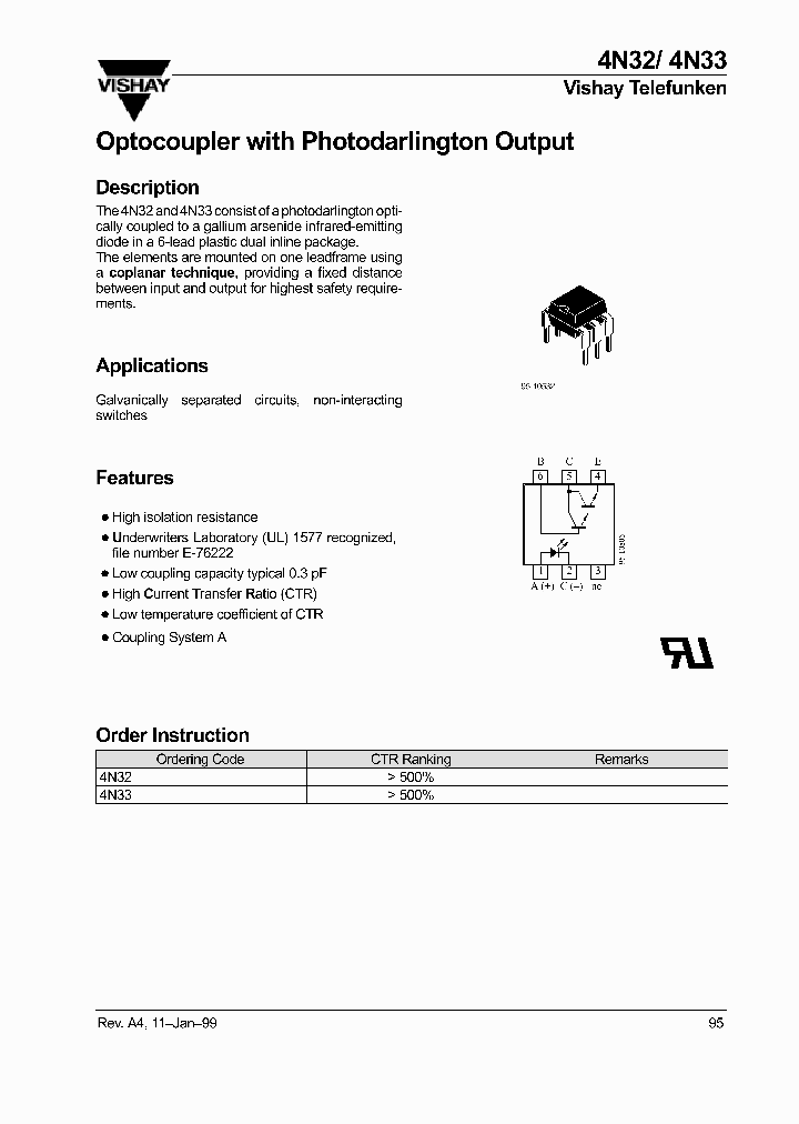 4N32_162362.PDF Datasheet