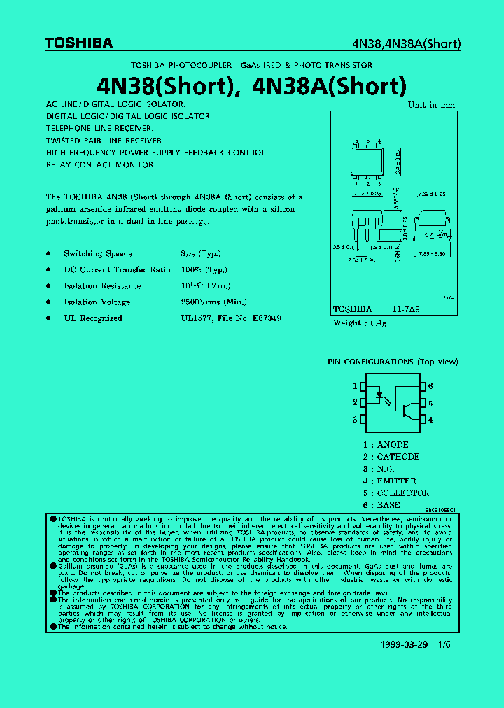 4N38A_158744.PDF Datasheet