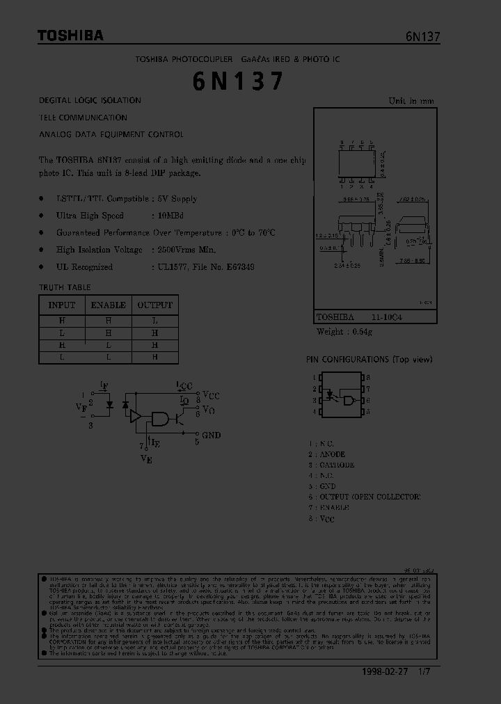 6N137_78749.PDF Datasheet