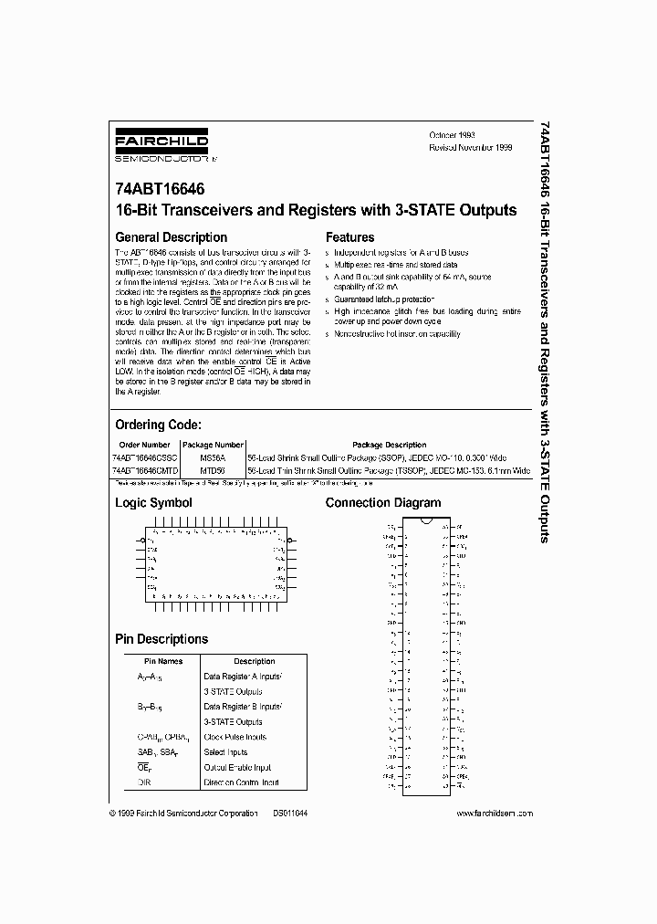 74ABT16646CMTD_175603.PDF Datasheet