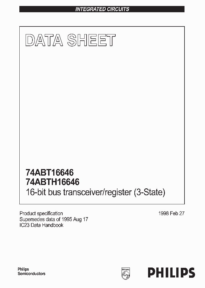 74ABT16646_175602.PDF Datasheet