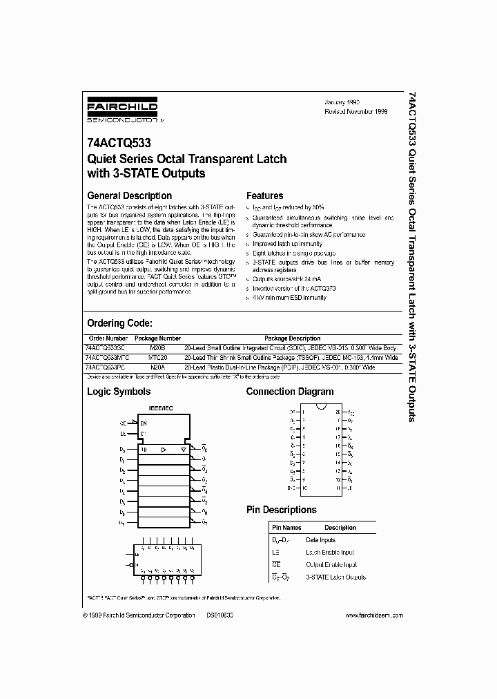 74ACTQ533_17252.PDF Datasheet