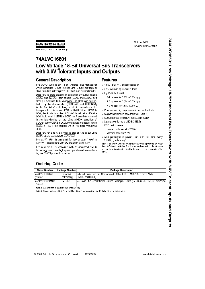 74ALVC16601_18254.PDF Datasheet