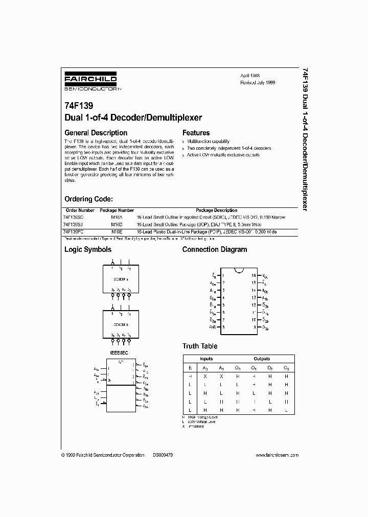 74F139PC_95430.PDF Datasheet