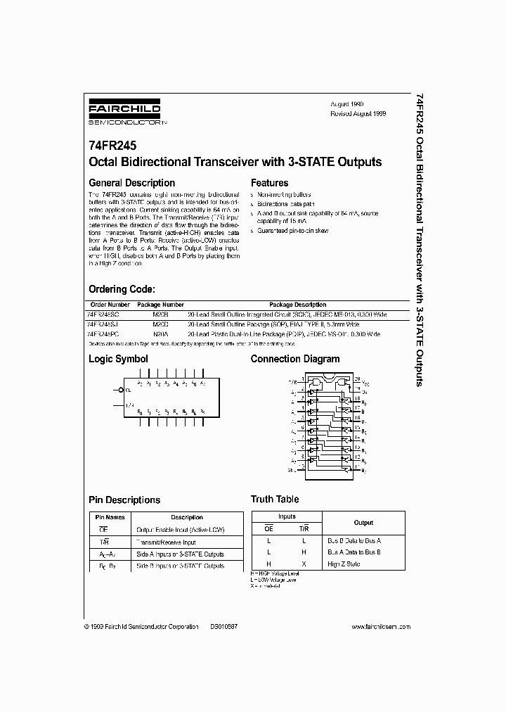 74FR245PC_96886.PDF Datasheet