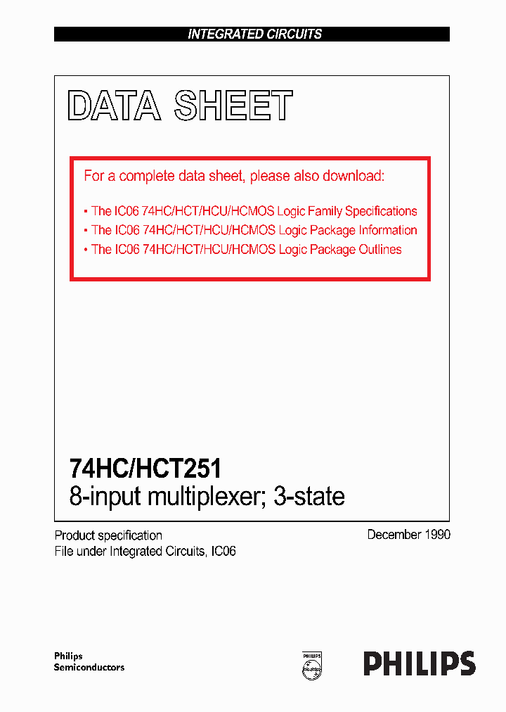 74HCT251_13945.PDF Datasheet