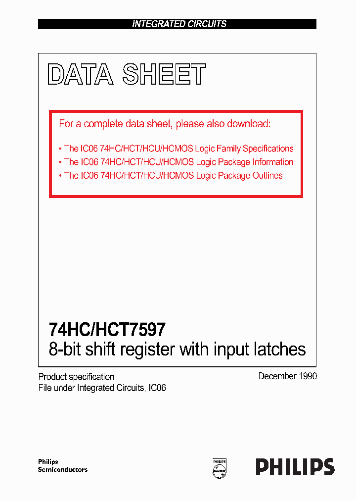 74HCT7597_74581.PDF Datasheet