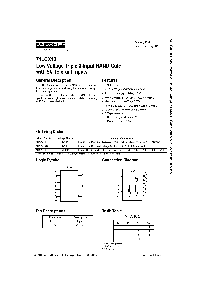 74LCX10_12292.PDF Datasheet