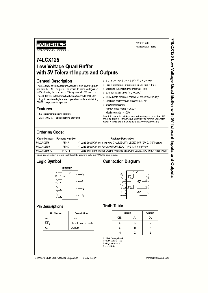 74LCX125_12304.PDF Datasheet