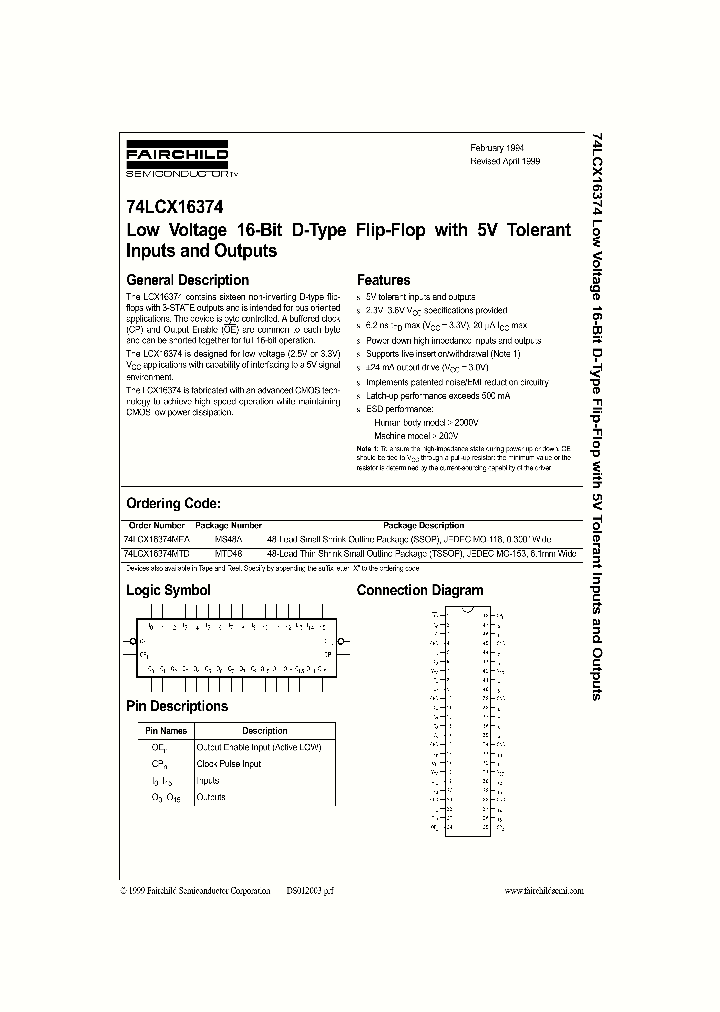 74LCX16374MEA_12352.PDF Datasheet