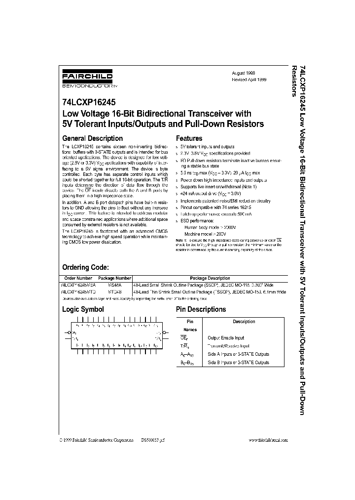 74LCXP16245_44818.PDF Datasheet