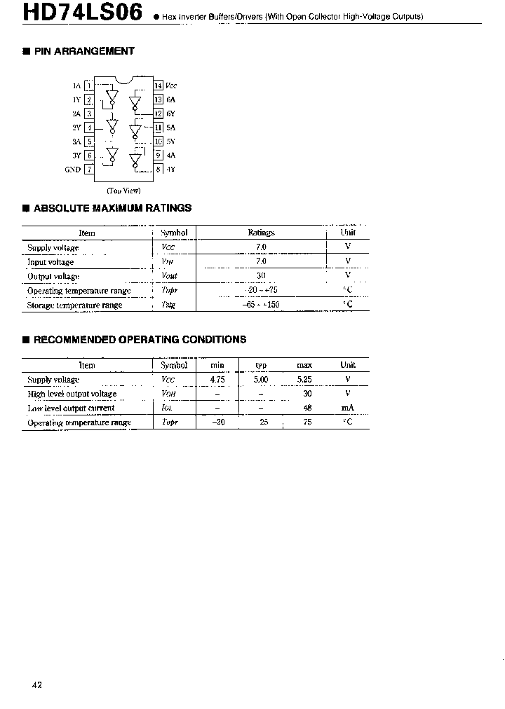 74LS06_156277.PDF Datasheet