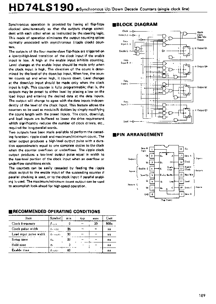 74LS190_195313.PDF Datasheet