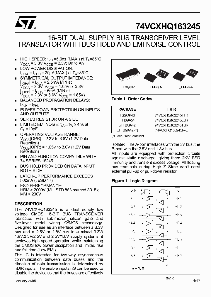 74VCXHQ163245LBR_56359.PDF Datasheet