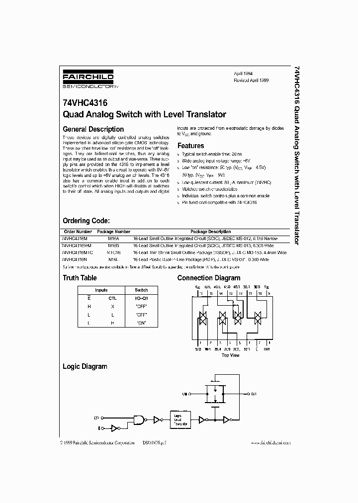 74VHC4316_20066.PDF Datasheet