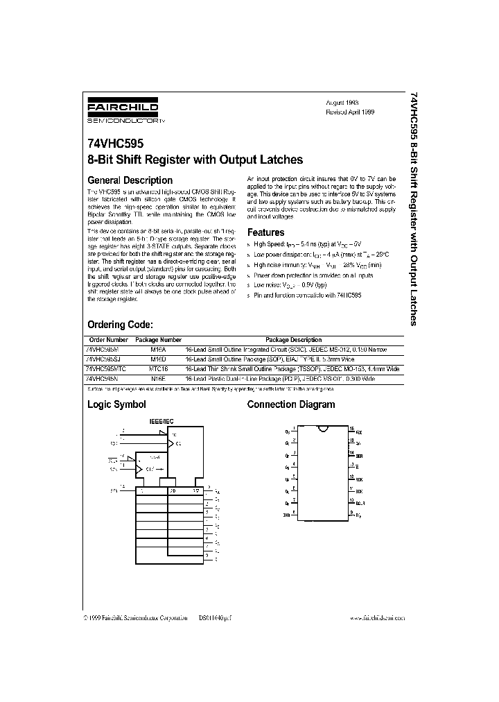 74VHC595_55519.PDF Datasheet