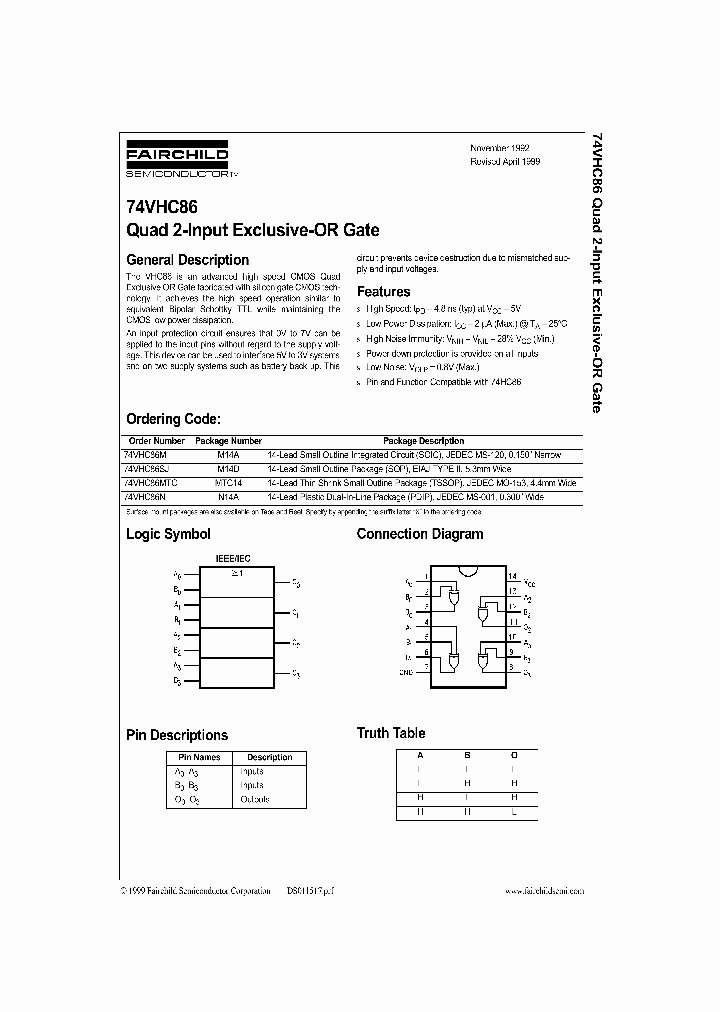 74VHC86MTC_176315.PDF Datasheet