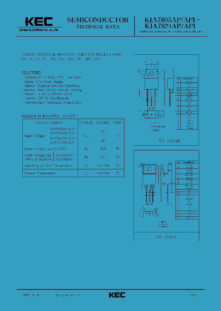 KIA7805AP_151692.PDF Datasheet