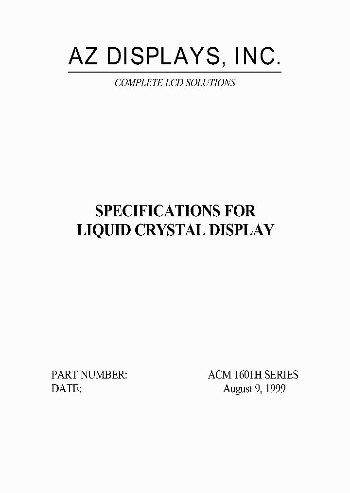 ACM1601H_10778.PDF Datasheet