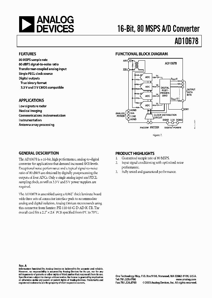 AD10678_132810.PDF Datasheet