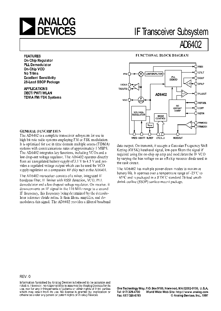 AD6402_152609.PDF Datasheet