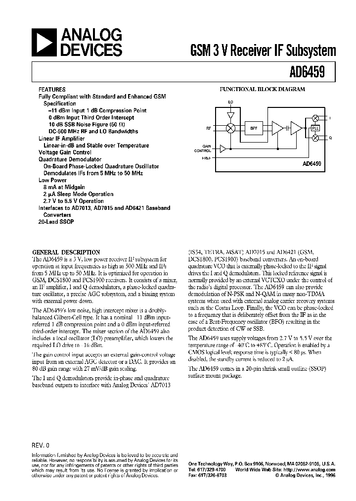 AD6459_126706.PDF Datasheet