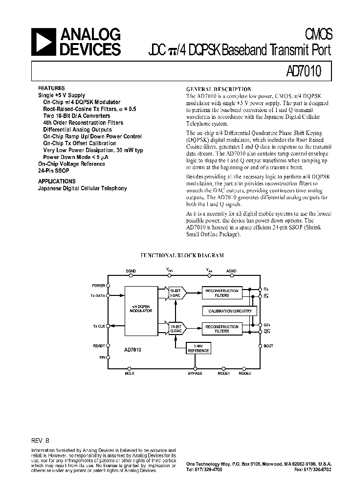 AD7010_191986.PDF Datasheet